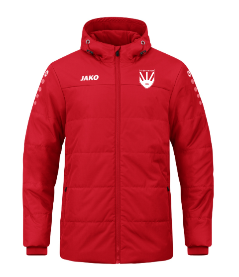 Jako Winterjacke mit Kapuze inkl. Logo